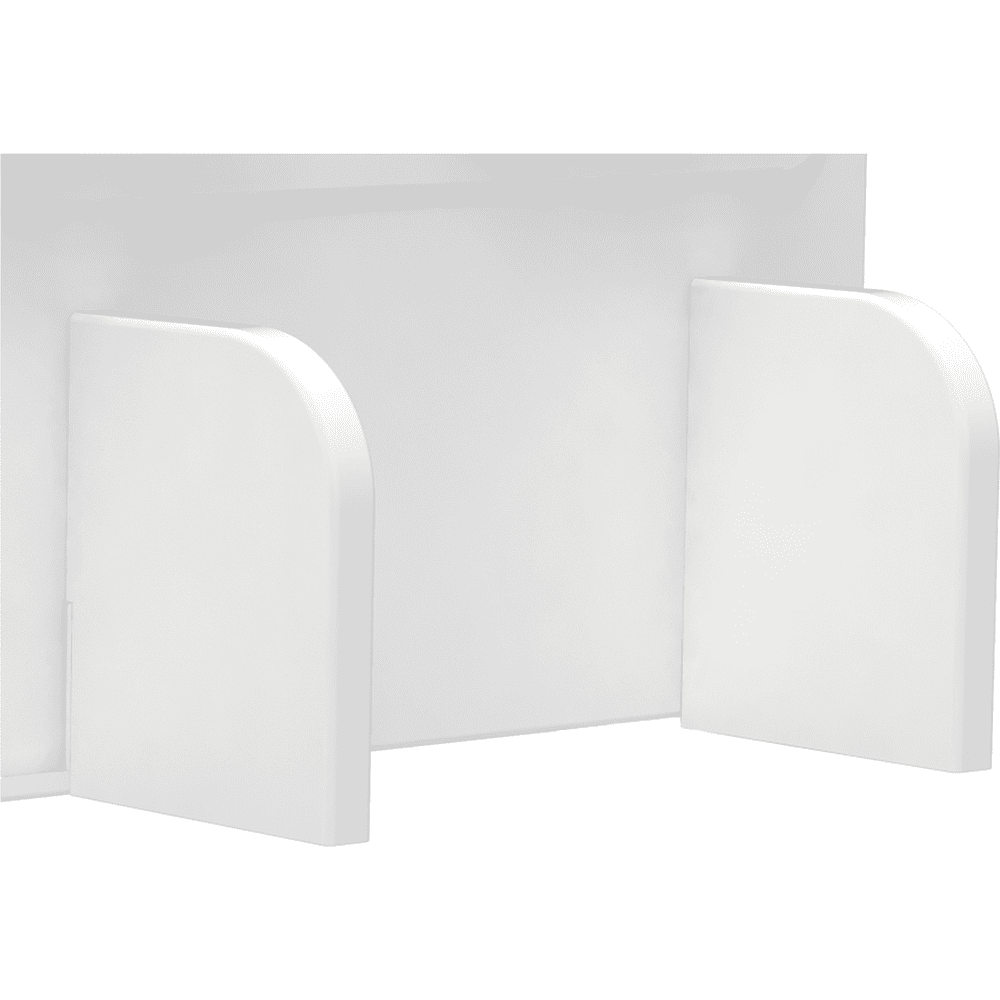 Полка Ergosmart Wooden Space S, 1000х382 мм, с подставкой для книг - 5