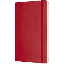 Блокнот "Classic Soft Large", А5, 96 листов, клетка, красный