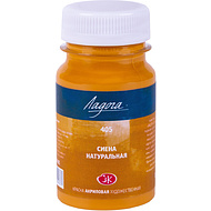 Краски акриловые Ладога, 405 сиена натуральная, 100 мл., банка