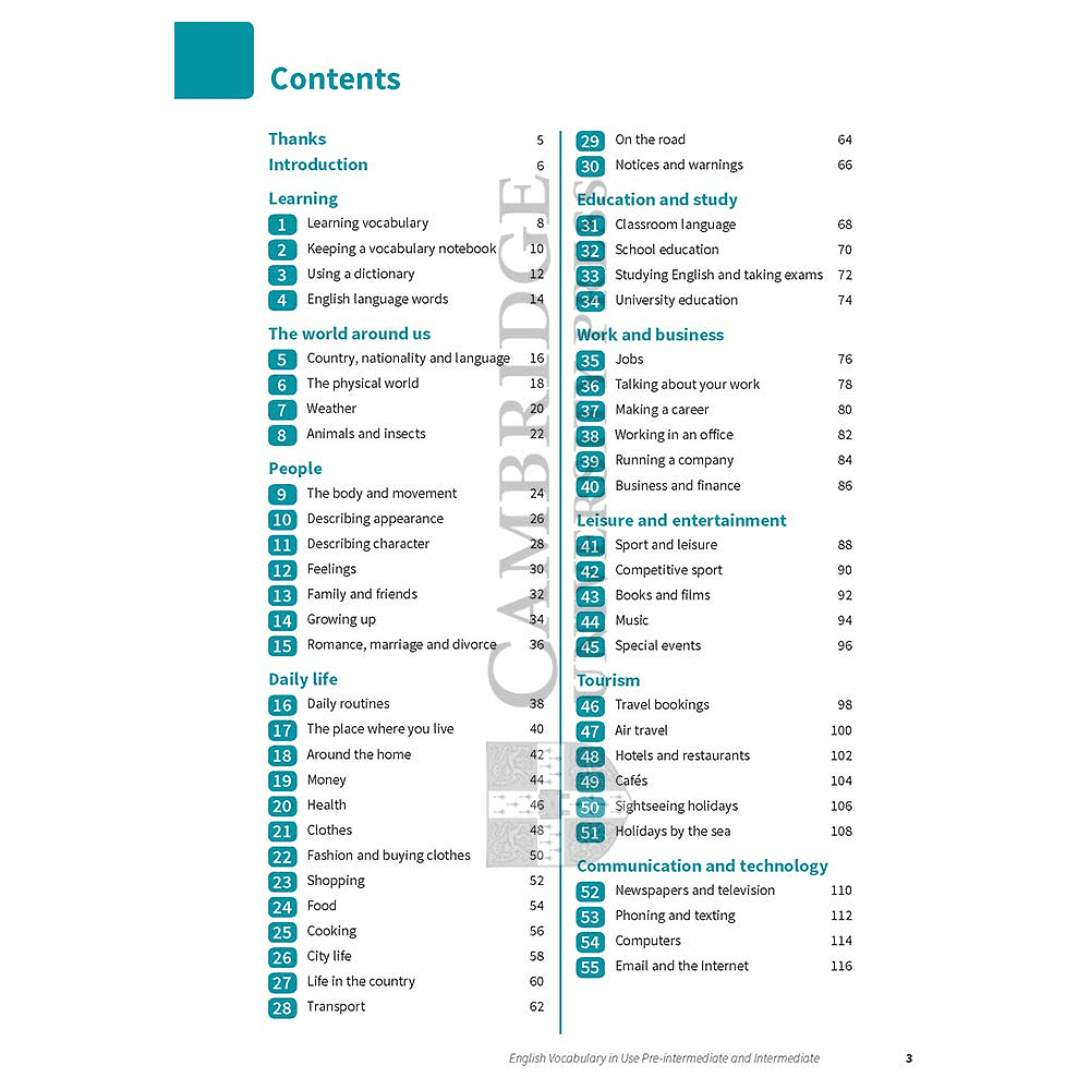 Книга "English Vocabulary in Use. Pre-intermediate and Intermediate. Book with Answers and Enhanced eBook", Redman Stuart - 3