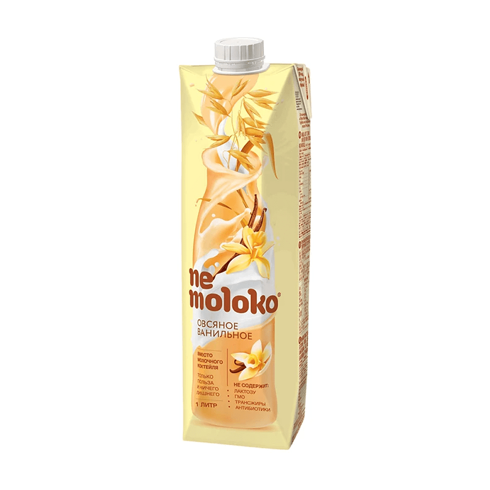 Напиток овсяный "Nemoloko", 1 л, овсяный ванильный