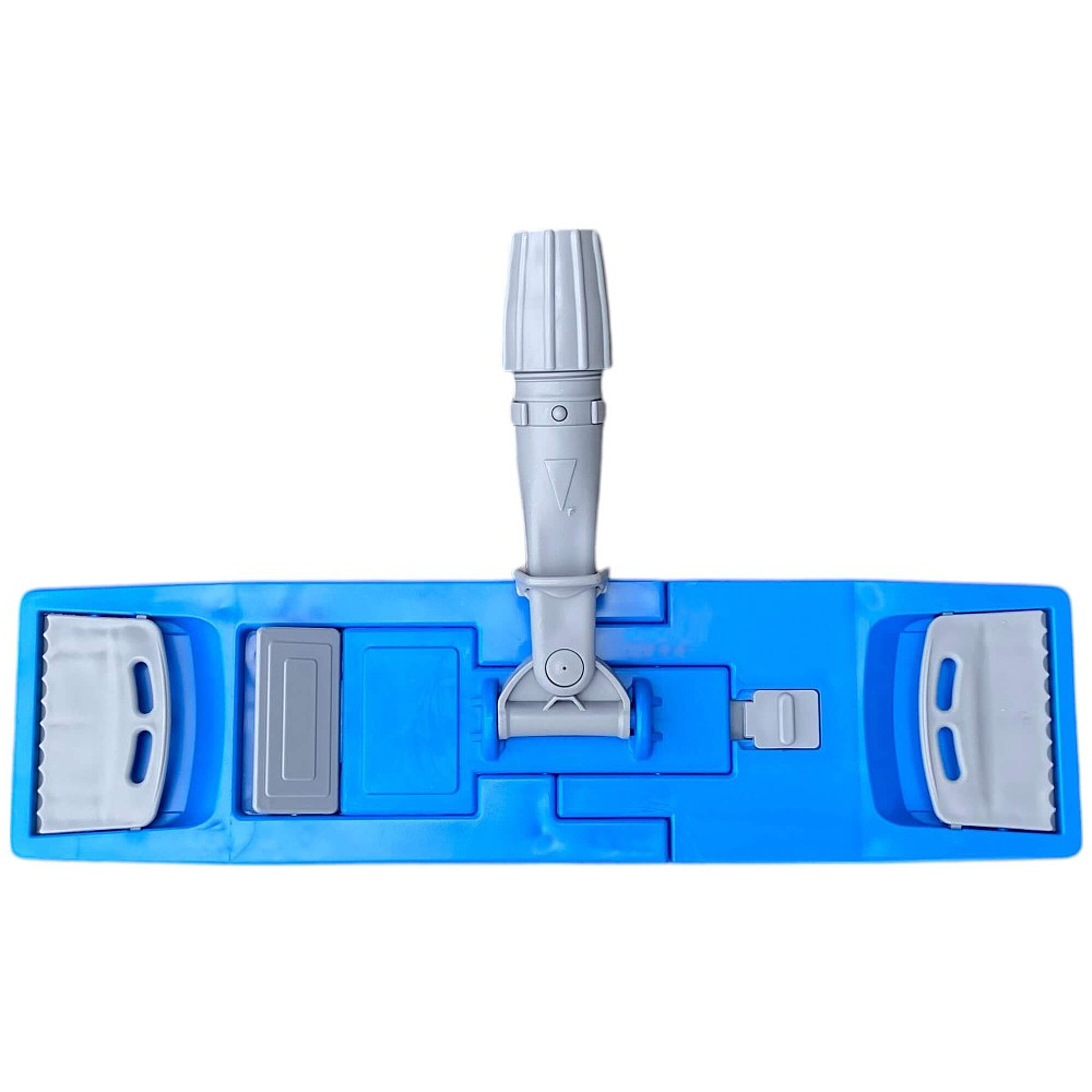 Держатель для мопов с зажимами, 40 см, синий, серый - 6