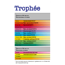 Бумага цветная "Trophée", А4, 500 листов, 80 г/м2, солнечно-желтый