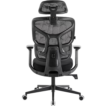 Кресло эргономичное EVERPROF Omega, Black, сетка, черный, металл, корпус черный - 5