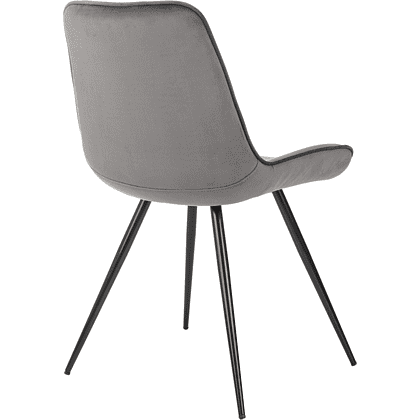 Стул Бюрократ "CH-K2_4", ткань, темно-серый, металл, комплект 4 штуки - 5