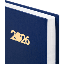 Ежедневник датированный "STAFF", А5, 320 страниц, синий, 2026
