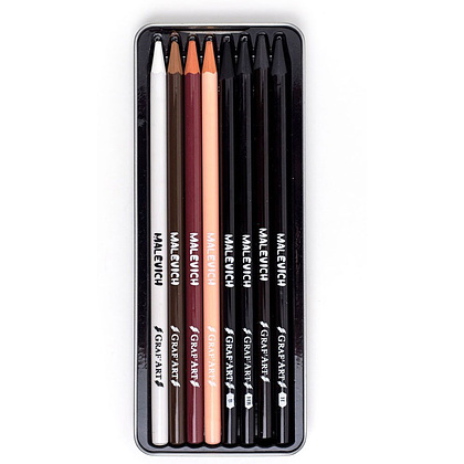 Набор графических материалов "Малевичъ", 8 шт. - 6