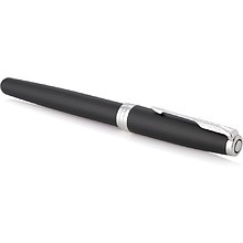 Ручка-роллер Parker "Sonnet Core T529 - Matte Black CT", 0.5 мм, черный, стерж. черный