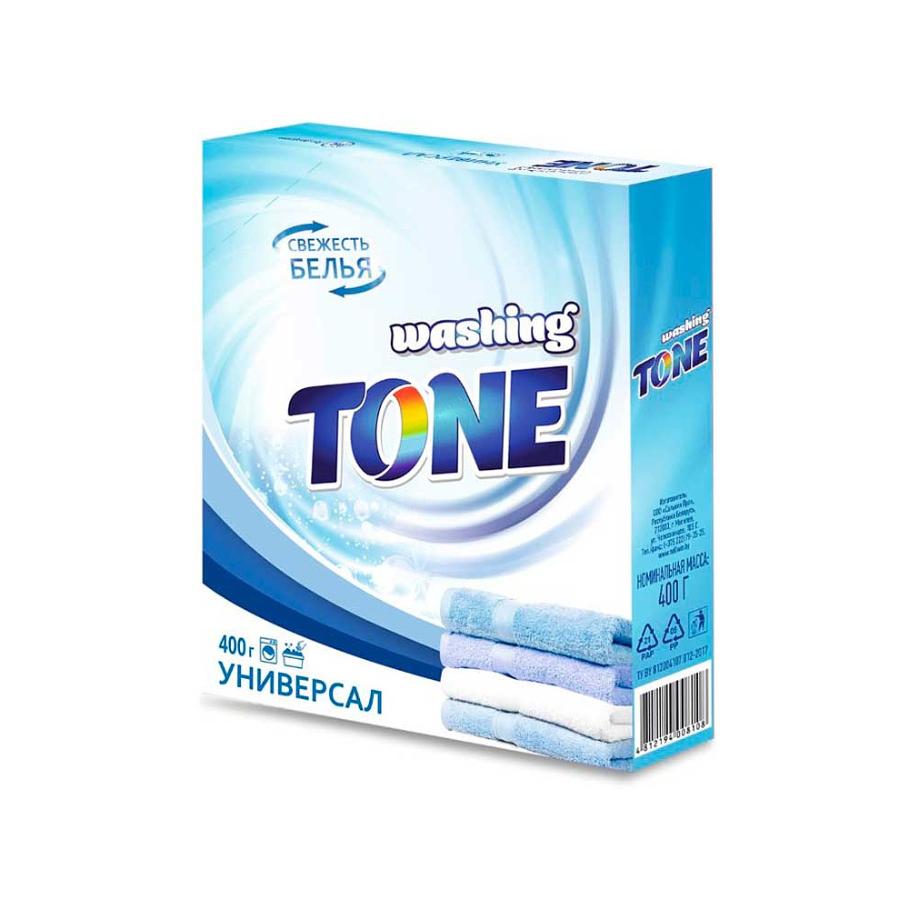 Порошок стиральный "Washing Tone универсал", 400 г, автомат