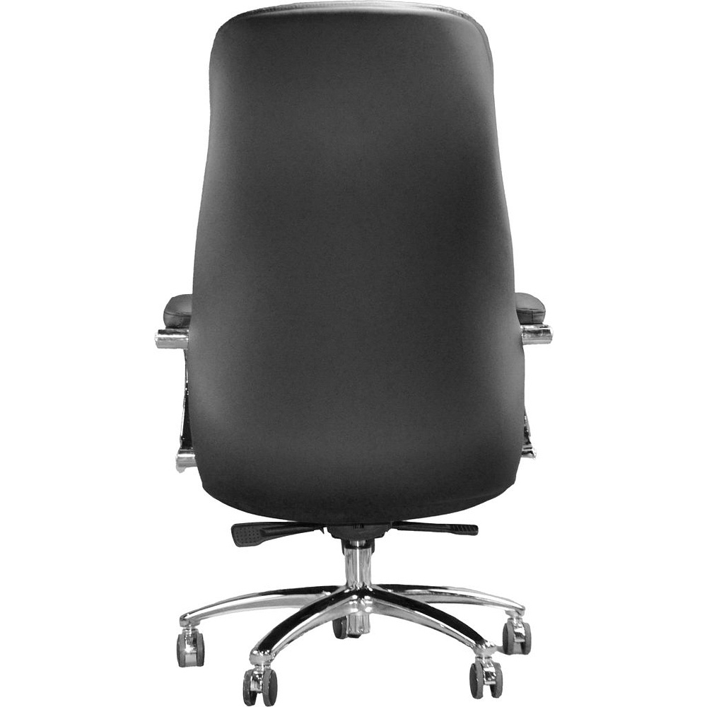 Кресло для руководителя EVERPROF MAXI экокожа, черный, крестов. алюминий - 4