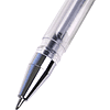 Ручка гелевая "Office Products", 0.5 мм, прозрачный, стерж. синий - 3