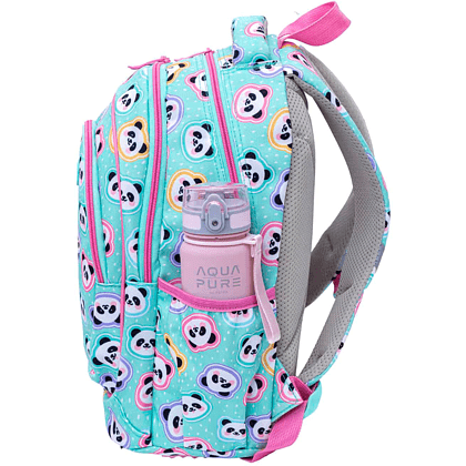 Рюкзак школьный "Minty Pandas", голубой  - 4
