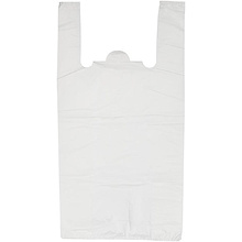 Пакет-майка ПНД, 30х50 см, 15 мкм, 100 шт/упак, белый