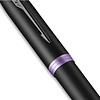 Ручка перьевая Parker "IM Vibrant Rings F315", M, черный, фиолетовый, патрон синий - 6