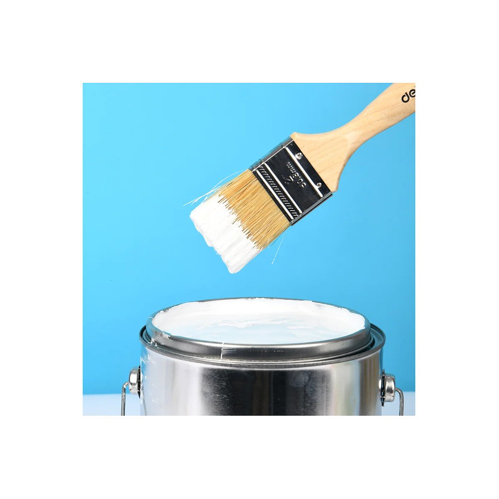 Кисть малярная плоская Deli YS EDL509122, 2"-50 мм, деревянная рукоятка, искусственная щетина - 4