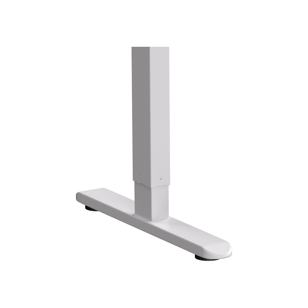 Стол с электроприводом WellDesk Basic 1300x675х18 белый/акация лэйкленд (9191460+9072453) - 6