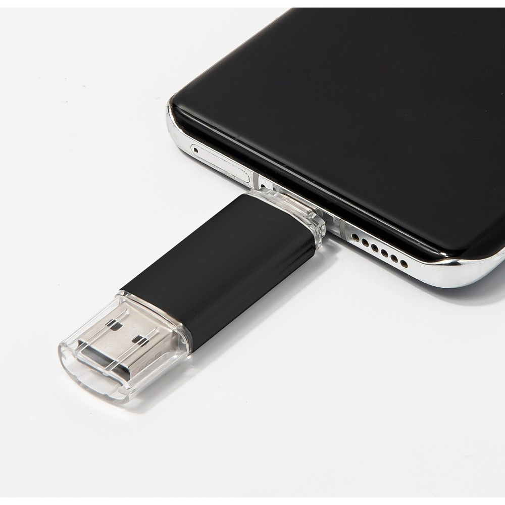 USB Flash накопитель 2.0 "Assorti", 8 Gb, OTG/Type-C, черный - 4