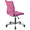 Кресло для персонала "Бюрократ СH-330M/LT", ткань, металл, малиновый - 4