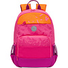 Рюкзак школьный "Grizzly", розовый, оранжевый - 2