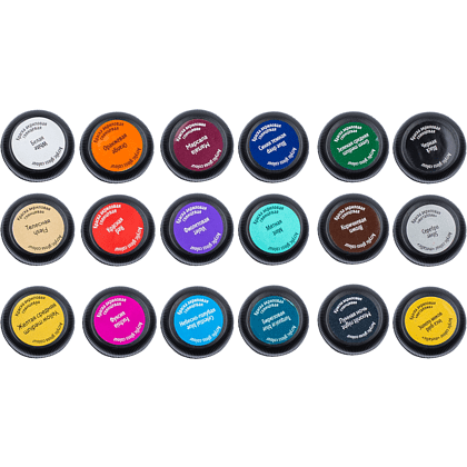 Краска акриловая глянцевая "Декола", набор 18 цветов, 20 мл, банки - 3