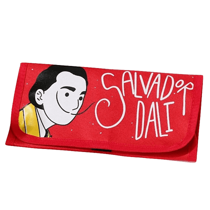Пенал-скрутка "Сальвадор" для карандашей, красный