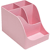 Подставка для ручек "Autentik", пластик, 5 делений, конфетно-розовый - 4