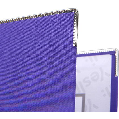 Папка-регистратор "Yesli:", А4, 50 мм, ПВХ Эко, фиолетовый - 3