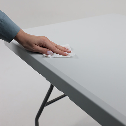 Стол складной 1800х755х730 мм, пластик, белый - 16