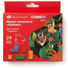Мелки восковые "Цветик", кубики