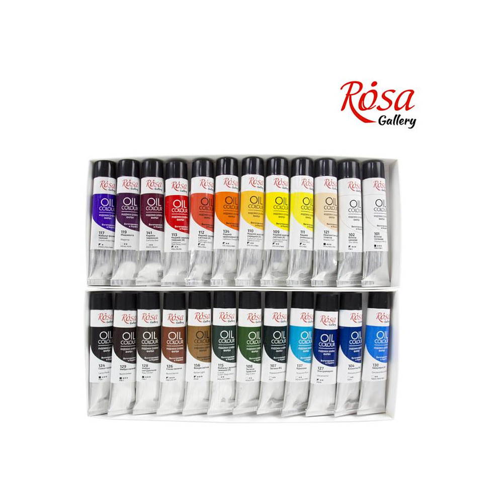 Набор красок масляных "ROSA Gallery", 24 цвета, 20 мл, тубы