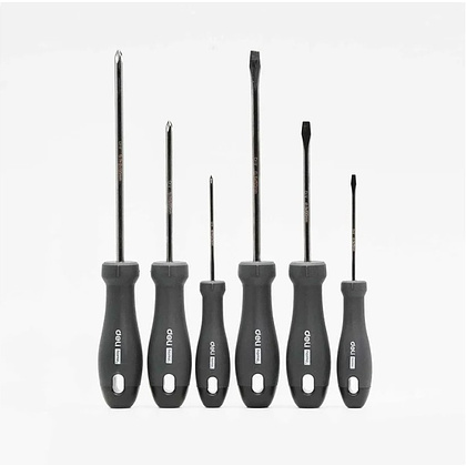 Набор отверток Deli HS EHT1006, 6 шт, Soft Touch, черный - 5