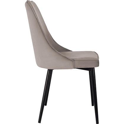 Стул Бюрократ "CH-K4_2", ткань, темно-бежевый, металл, комплект 2 шт. - 5