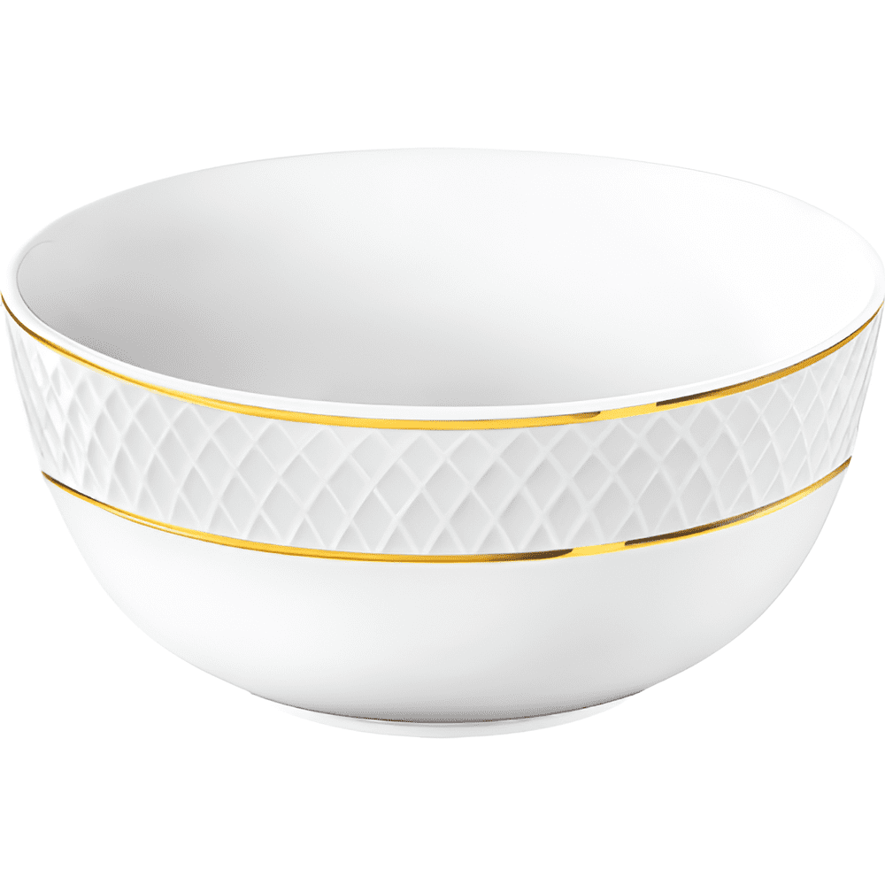 Салатник "WL-880102363 Diamond", 9 см, фарфор, белый