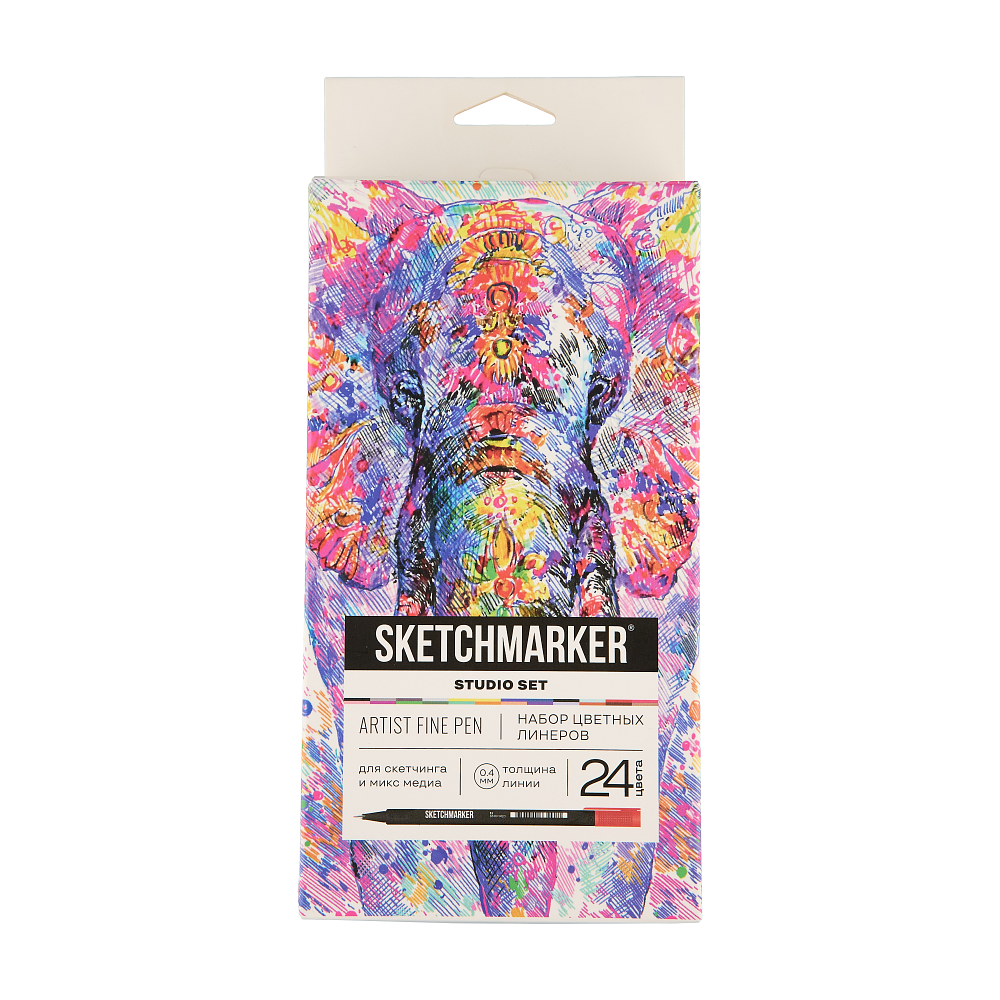 Ручка капиллярная "Sketchmarker Artist fine pen Studio", 24 шт