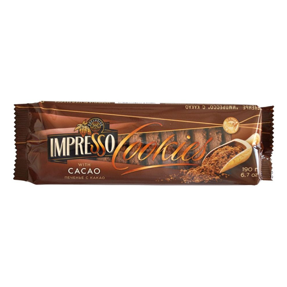 Печенье "Impresso" с какао, 190 г