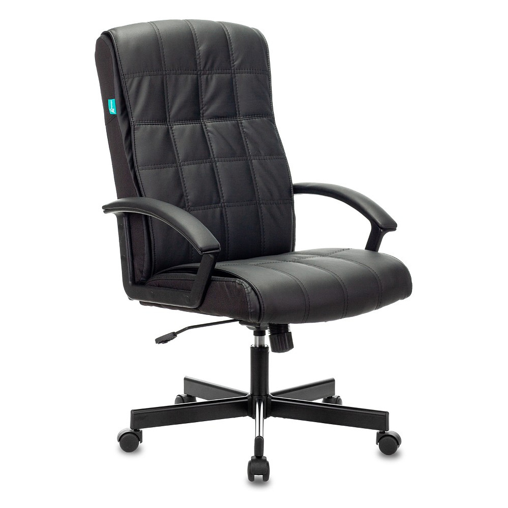 Кресло для руководителя Бюрократ CH-823AXSN, экокожа, черный, металл
