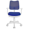 Кресло для детей "Бюрократ CH-W797", сетчатая ткань, пластик, синий - 3