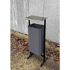 Урна уличная для мусора СТАНДАРТ, 50 л, металл, серый - 5
