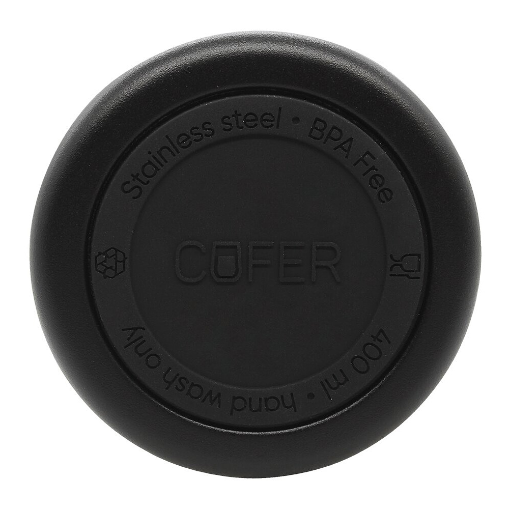 Стакан термический "Tedge" с ремешком, металл, 400 мл, черный - 3