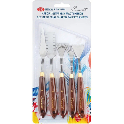 Мастихин "Сонет", набор, 5 штук, фигурные