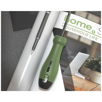 Набор ручного инструмента Deli HS EHT0006L, 6 предметов, Soft Touch, зеленый - 12