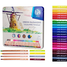 Набор цветных карандашей "Prestige", 24 цвета
