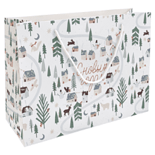 Пакет бумажный подарочный "Village", 36х26х12 см