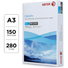 Бумага для лазерной печати "Xerox Colotech+", A3, 150 листов, 280 г/м2