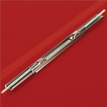 Папка-скоросшиватель А-611 "Стандарт" с карманом, пластик, красный