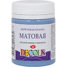Краска акриловая матовая "Декола", 50 мл