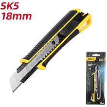 Нож строительный Deli YS EDL003H, 18 мм, универсальный