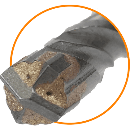 Бур по бетону Deli YS EDH-YCZ16006-E1, 6 x 160 мм, X-Tip, SDS-PLUS - 7