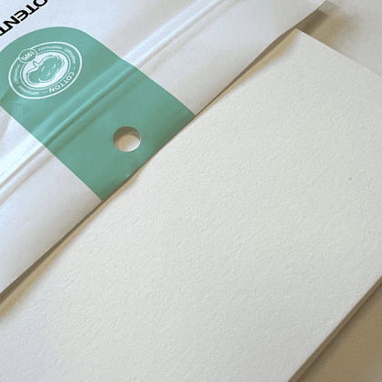 Бумага для акварели "Potentate", хлопок, горячий пресс, 19.5х27 см, 10 листов - 2