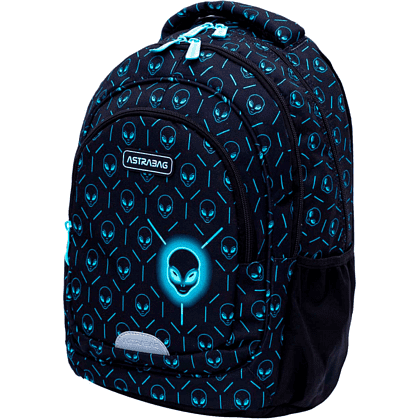 Рюкзак школьный "Neon Ufo", черный  - 2